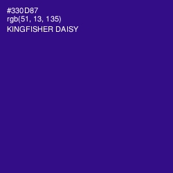 #330D87 - Kingfisher Daisy Color Image