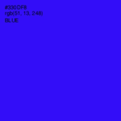 #330DF8 - Blue Color Image