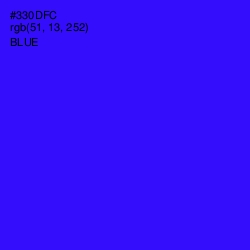 #330DFC - Blue Color Image