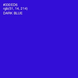 #330ED6 - Dark Blue Color Image