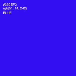 #330EF2 - Blue Color Image