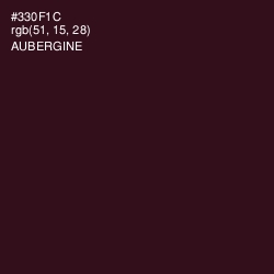 #330F1C - Aubergine Color Image