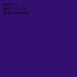 #330F70 - Blue Diamond Color Image