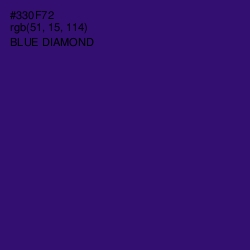 #330F72 - Blue Diamond Color Image