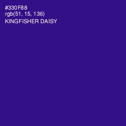 #330F88 - Kingfisher Daisy Color Image