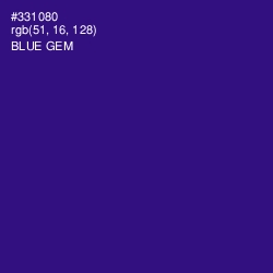 #331080 - Blue Gem Color Image
