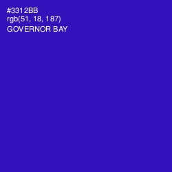 #3312BB - Governor Bay Color Image