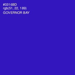 #3316BD - Governor Bay Color Image