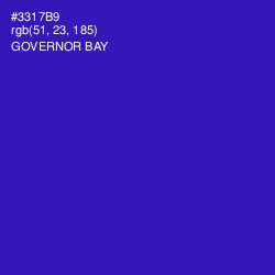 #3317B9 - Governor Bay Color Image