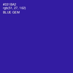 #331BA2 - Blue Gem Color Image