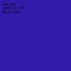 #331BA9 - Blue Gem Color Image