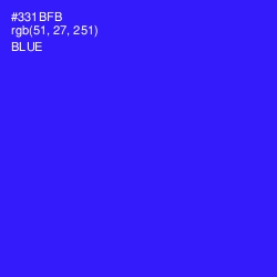 #331BFB - Blue Color Image