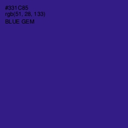 #331C85 - Blue Gem Color Image