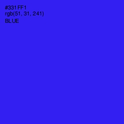 #331FF1 - Blue Color Image