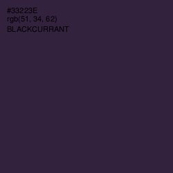 #33223E - Blackcurrant Color Image