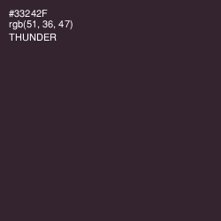 #33242F - Thunder Color Image