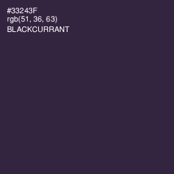 #33243F - Blackcurrant Color Image