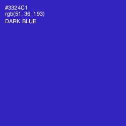 #3324C1 - Dark Blue Color Image