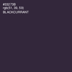 #33273B - Blackcurrant Color Image