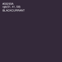 #33293A - Blackcurrant Color Image