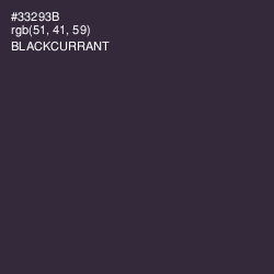 #33293B - Blackcurrant Color Image