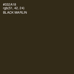 #332A18 - Black Marlin Color Image