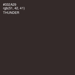 #332A29 - Thunder Color Image