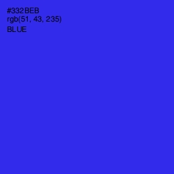 #332BEB - Blue Color Image