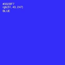 #332BF7 - Blue Color Image