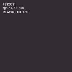 #332C31 - Blackcurrant Color Image