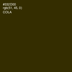 #332D00 - Cola Color Image