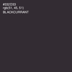 #332D33 - Blackcurrant Color Image