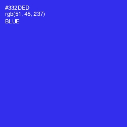 #332DED - Blue Color Image