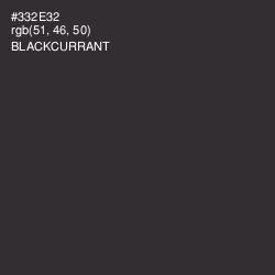 #332E32 - Blackcurrant Color Image