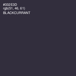 #332E3D - Blackcurrant Color Image