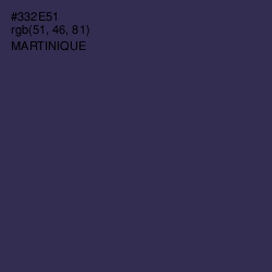 #332E51 - Martinique Color Image