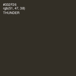 #332F26 - Thunder Color Image