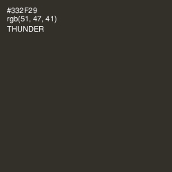 #332F29 - Thunder Color Image