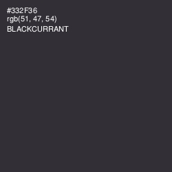 #332F36 - Blackcurrant Color Image