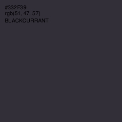 #332F39 - Blackcurrant Color Image