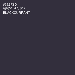 #332F3D - Blackcurrant Color Image