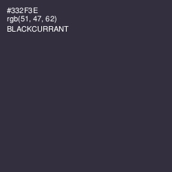 #332F3E - Blackcurrant Color Image