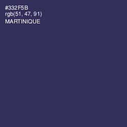 #332F5B - Martinique Color Image