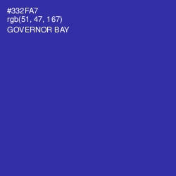 #332FA7 - Governor Bay Color Image