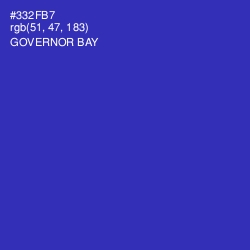 #332FB7 - Governor Bay Color Image