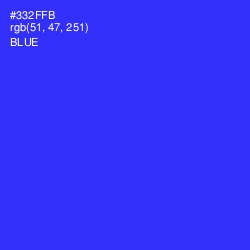 #332FFB - Blue Color Image