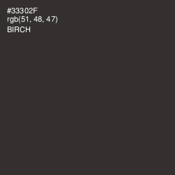 #33302F - Birch Color Image