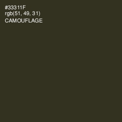 #33311F - Camouflage Color Image