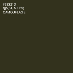 #33321D - Camouflage Color Image