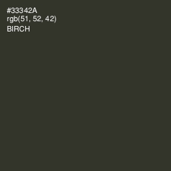 #33342A - Birch Color Image